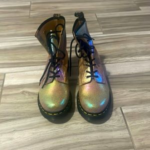 Shimmery doc martens size 10